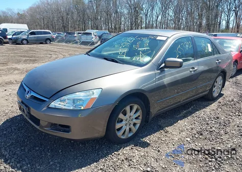 2007 Honda Accord 3.0 Ex из США, поврежденный, VIN 1HGCM665X7A054435